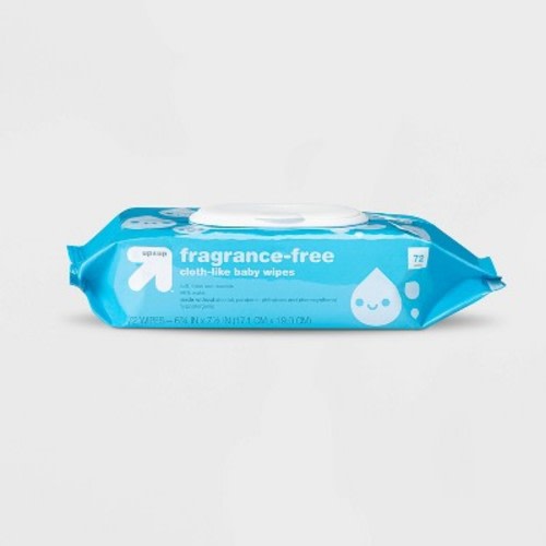 Fragrance Free Baby Wipes - 72ct - up&up™