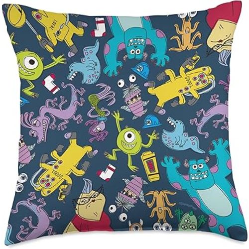 Disney PIXAR Monsters Inc. Scare Crew Throw Pillow