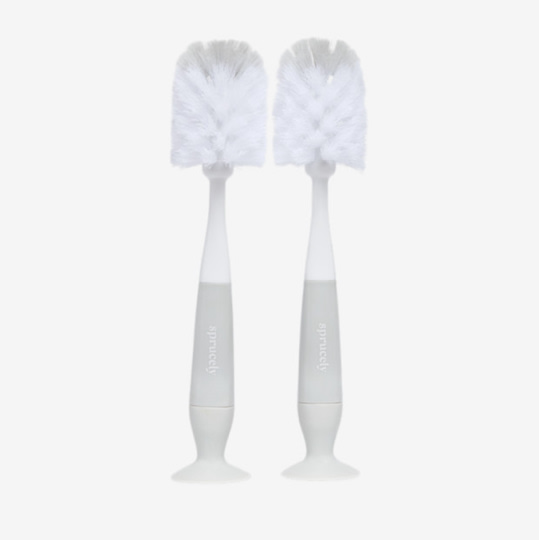 Sprucely Bottle Brush (2 Pack) - White/Sage