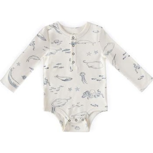 Life Aquatic Organic Cotton Bodysuit, 0-3M