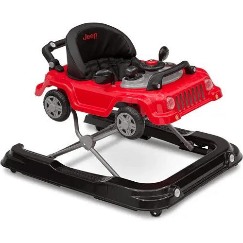 Jeep Classic Wrangler 3-in-1 Grow with Me Walker by Delta Children, Red