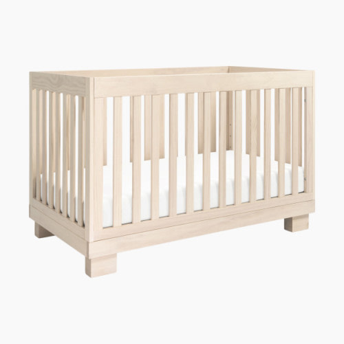 babyletto Modo 3-in-1 Convertible Crib with Toddler Bed Conversion Kit - Washed Natural