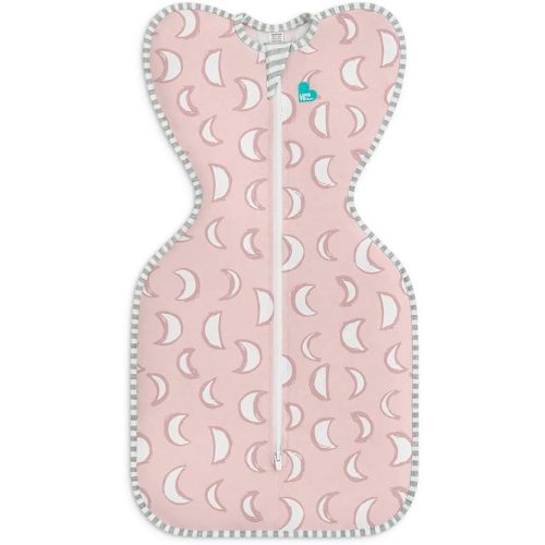 Love to Dream Swaddle UP, Sleep Sack 0-3 months, Self-Soothing, Improves Sleep, Snug Fit Helps Calm Startle Reflex, Baby Essentials must haves Newborn, 1.0 TOG, 13-19 lbs, Eclipse Pink