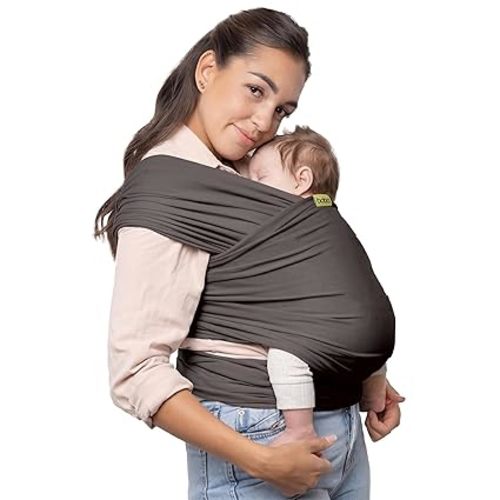 Boba Baby Wrap Carrier – Original Baby Sling Carrier for Newborns (7–35 lbs), Soft, Secure, Hands-Free & Ergonomic, Ideal for Comfortable Bonding, New Parents (Serenity Bloom)