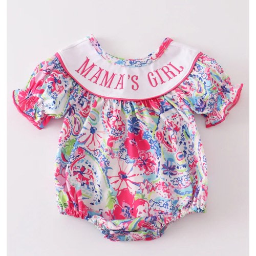 Boutique Mama's Girl Tropical Bubble Outfit