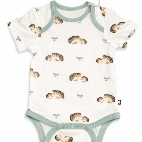 Bodysuit in Sage Hedgehog | Infant Bodysuit | Kyte Baby