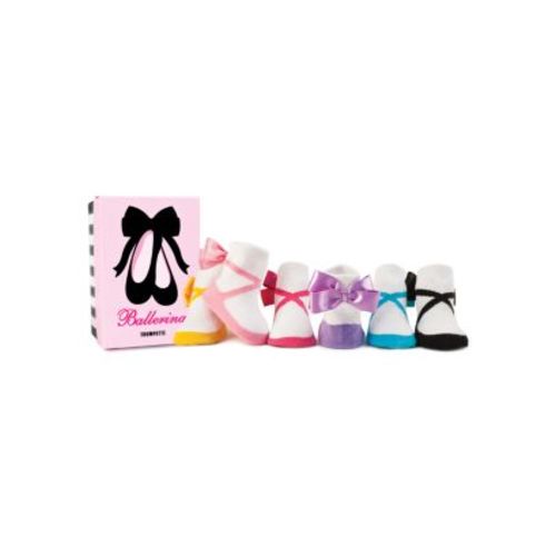 Girls' Ballerina Socks, Set of Six - Baby