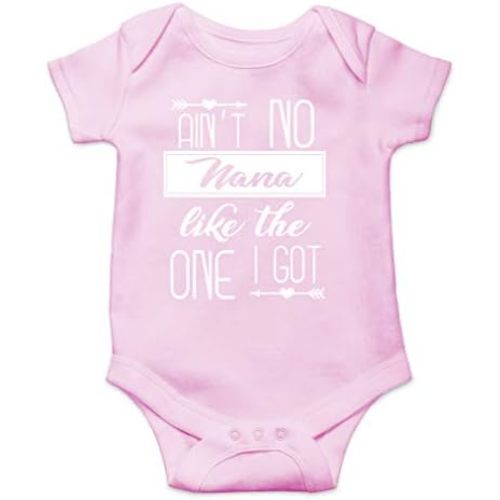 AW Fashions Ain't No Nana Like The One I Got Baby Bodysuit Funny Cute Romper Unisex Boys Infants Outfit