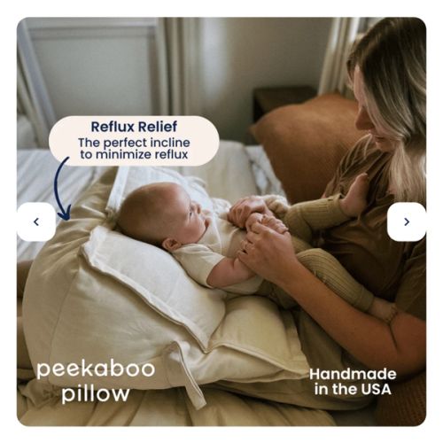 Peekaboo Pillow™ Official Site - Organic Infant Lap Pillow