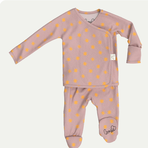 Footie - Galaxy Gleam – Bonsie Skin to Skin Babywear