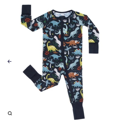 Navy Jurassic Jungle Zippy - Little Sleepies
