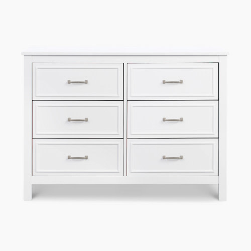 daVinci Charlie 6-Drawer Double Dresser - White