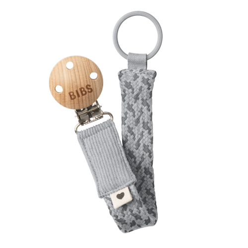 Pacifier Clip - Cloud/Iron