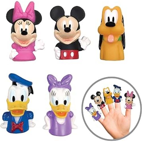 Disney Mickey Mouse & Friends Finger Puppets - Party Favors, Educational, Bath Toys