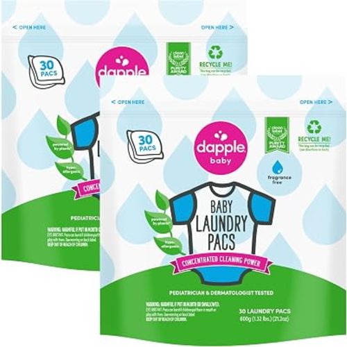 Dapple Baby - Laundry Detergent Pacs - 30 Count (Pack of 2)