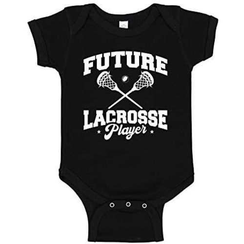 Future Lacrosse Player Baby Bodysuit One Piece or Toddler T-Shirt Lax Themed Infant Clothing