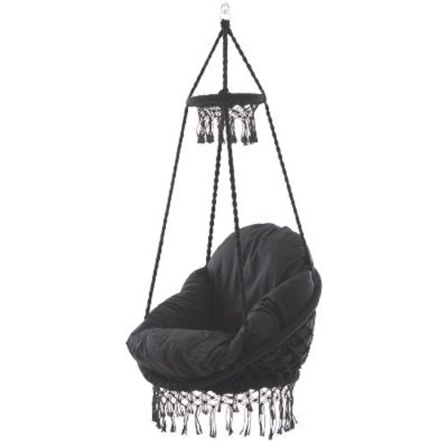 Vivere Deluxe Macrame Chair In Eclipse