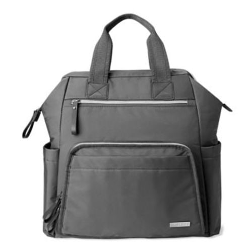 Skip Hop Mainframe Wide Open Diaper Backpack in Charcoal