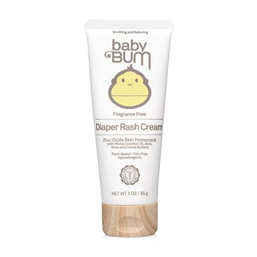 Baby Bum Diaper Rash Cream | Natural Zinc Oxide Ointment for Maximum Relief and Rash Prevention| Fragrance Free | Gluten Free and Vegan | 3 FL OZ - 1-Pack