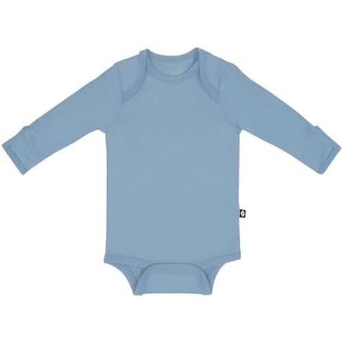 KYTE BABY Soft Bamboo from Rayon Long Sleeve Unisex Bodysuit, 0-24 Months