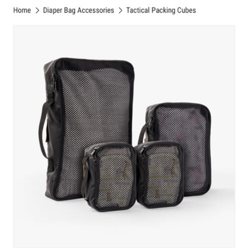 Tactical Packing Cubes by TBG – Tactical Baby Gear