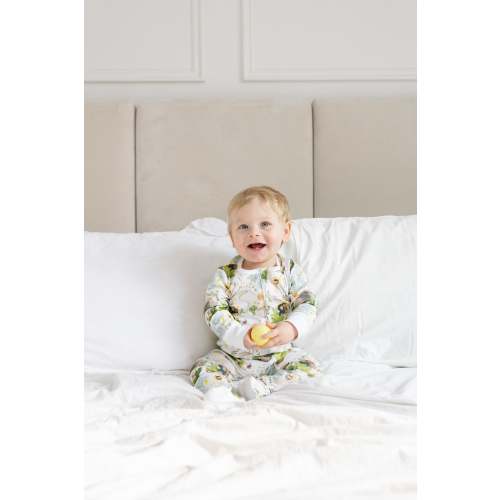 He Is Risen PJ Footed Onesie Cotton – Holy Pals