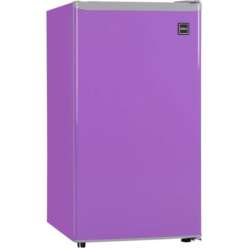 RCA RFR321-PURPLE 3.2 Cu Ft Compact Fridge, Mini Refrigerator, Purple