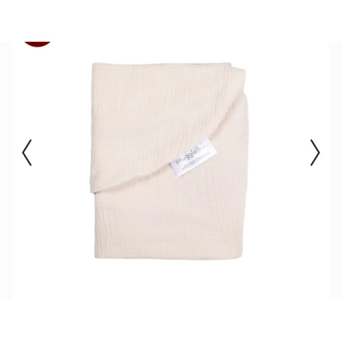 Lounger Curve Muslin Cover | Natural