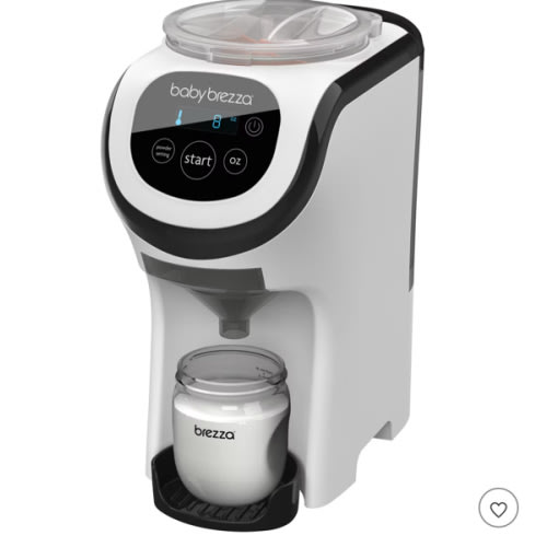 Baby Brezza Formula Pro Mini Baby Formula Mixer Machine Fits Small Spaces and is Portable for Travel– Bottle Makers Makes The Perfect Bottle for Your Infant On The Go, White