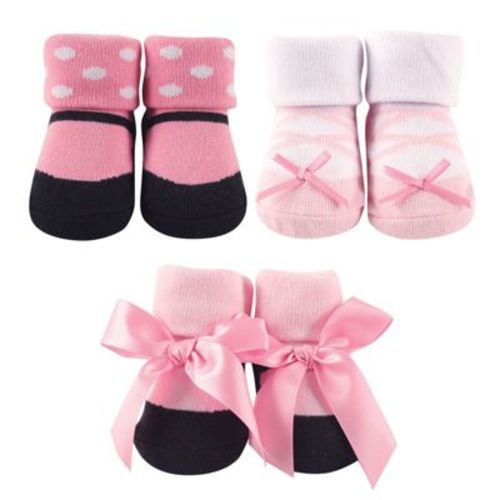 Luvable Friends Baby Girls Socks Giftset, Ballet, 0-9 Months