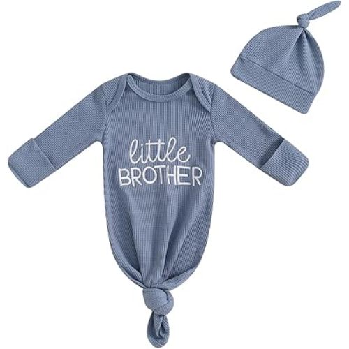 Ayalinggo Newborn Sleeper Gown Baby Boy Girl Coming Home Outfit Infant Nightgown Sleeping Bag Sleepwear Pajamas