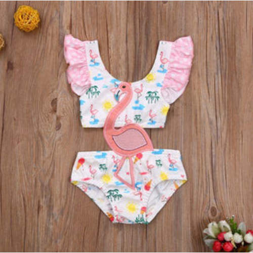 Freida Flamingo Swimsuit for Baby & Toddler Girls – Bitsy Bug Boutique