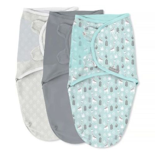 SwaddleMe by Ingenuity Original Swaddle Wrap - Our Tall Friends - S/M - 0-3 Months - 3pk