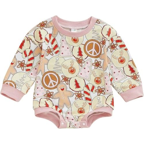 Halloween Newborn Baby Girl Outfit Pumpkin Sweatshirt Romper Long Sleeve Onesie Jumpsuit Infant Fall Winter Clothes