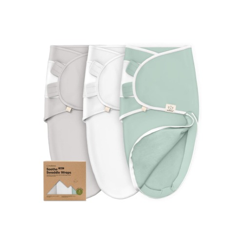 3-Pack Soothe Zippy Swaddle Wrap, Medium