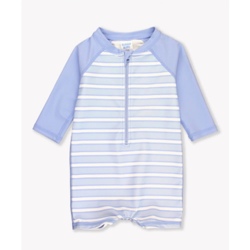 Boys Long Sleeve One Piece Rash Guard Swimsuit