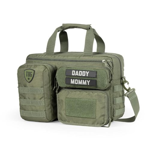 Tactical Baby Gear 4th Gen Tactical Diaper Bag for Dads w/Included Changing Mat, Stroller Straps