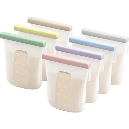 7pcs/set Rainbow Colored Food Storage Containers With Lids For Large  Capacity, Reusable, Leak-proof, Meal Prep, Microwave & Dishwasher Safe