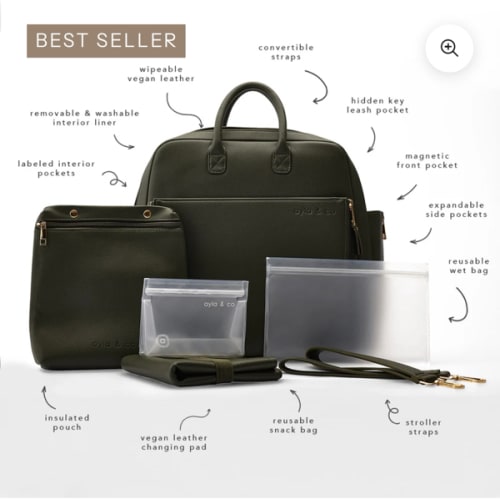 The Ayla Diaper Bag