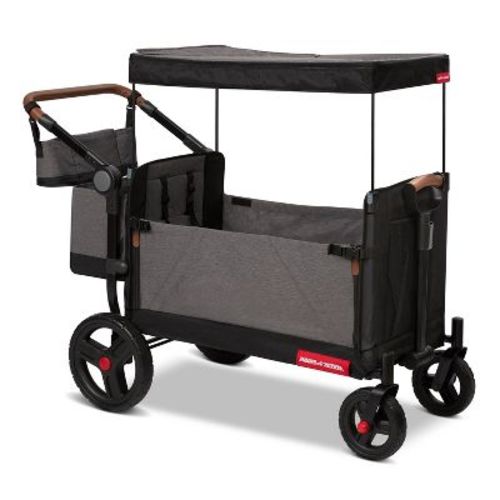Radio Flyer Atlas Kid and Cargo Stroller Wagon - Gray