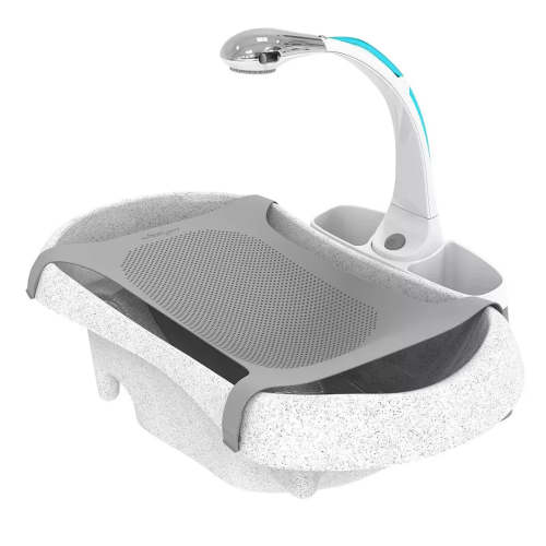 Rain Shower Baby Spa Tub with Soothing Spray Showerhead