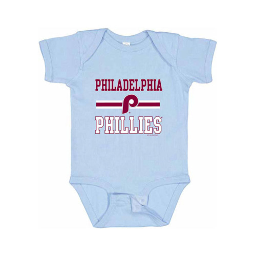 Phillies Philadelphia Phillies LIGHT BLUE Baby Home Team One Piece