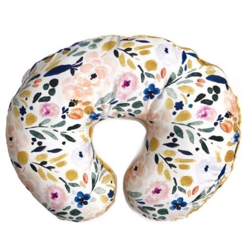Nursing Pillow Cover- SIERRA FLORAL- floral cover- nursing cover- girl nursing pillow- watercolor pillow cover- baby bedding- girl nursery
