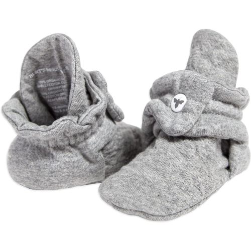 Burt's Bees Baby Booties, Organic Cotton Adjustable Infant Sock