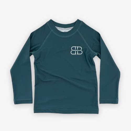 bolt rash guard || mallard green