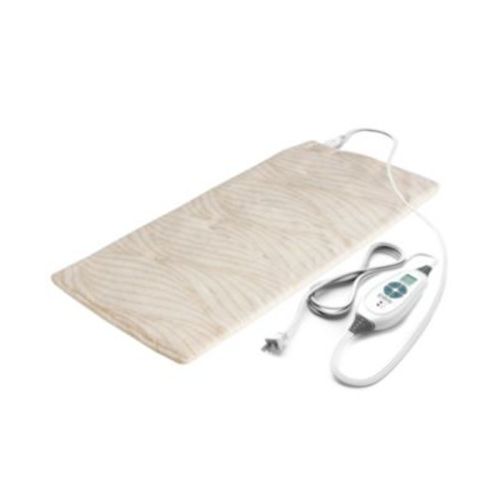 PureRelief Luxe Micromink Heating Pad - Sand Waves