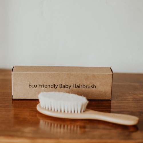Bamboo Baby Hairbrush – 80AcreMarket.com