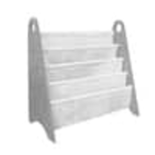 Wildkin Gray with White Modern Sling Bookshelf FSB00298