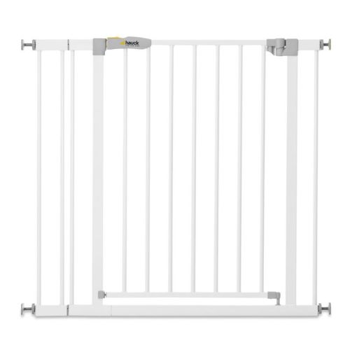 hauck Open N Stop KD Pressure Fit Baby & Pet Safety Gate w/3.5" Extension, Accommodates 33 to 35" Wide Home Doorway, Stairway, or Hallway, White