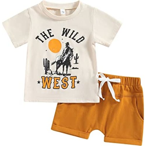  Amiblvowa Toddler Baby Boy Summer Clothes Set Short
